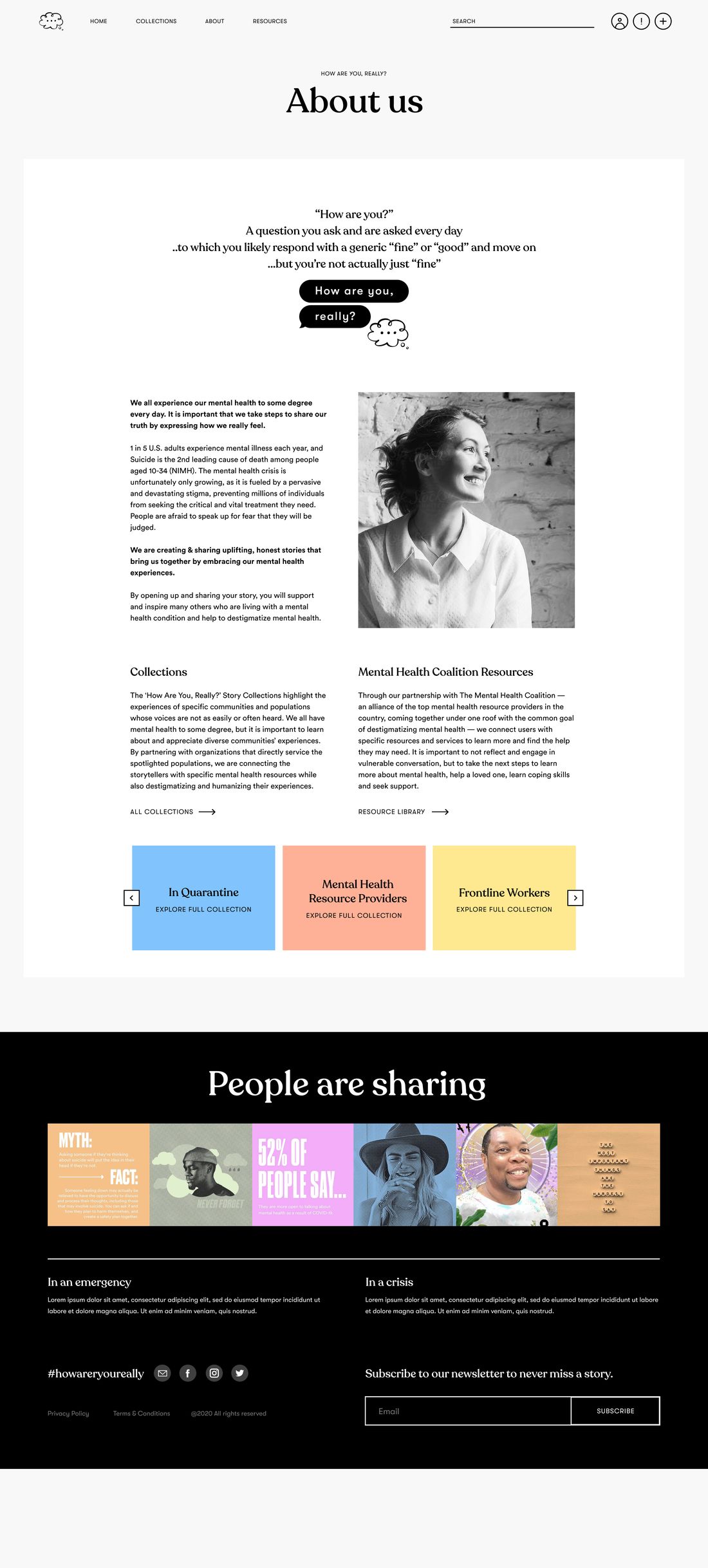 Mental Health Coalition about page
